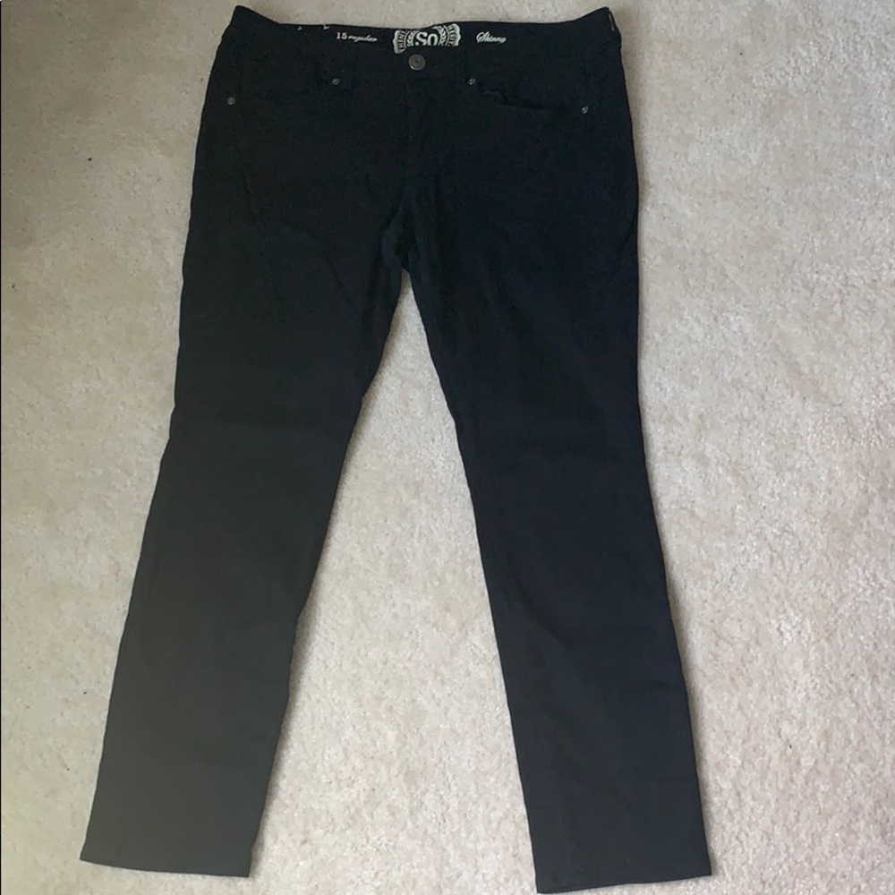 Juniors Black Skinny Jeans